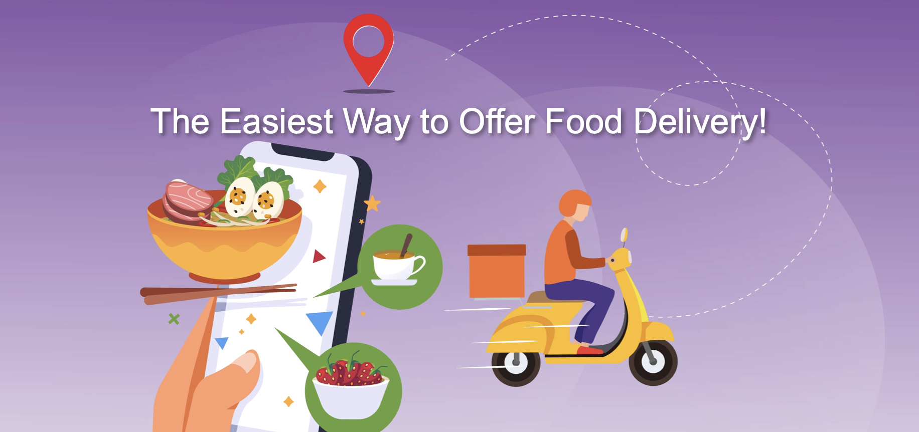 The easiest way for restaurants to offer food delivery